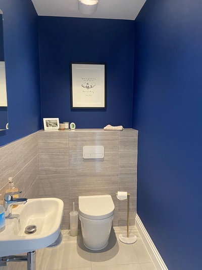 new bathroom painting and decorating